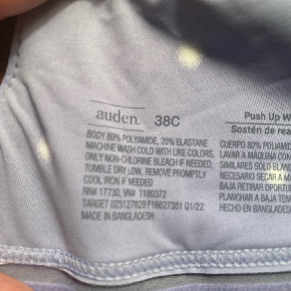 NWT Auden wireless bra 38C - Picture 3 of 5